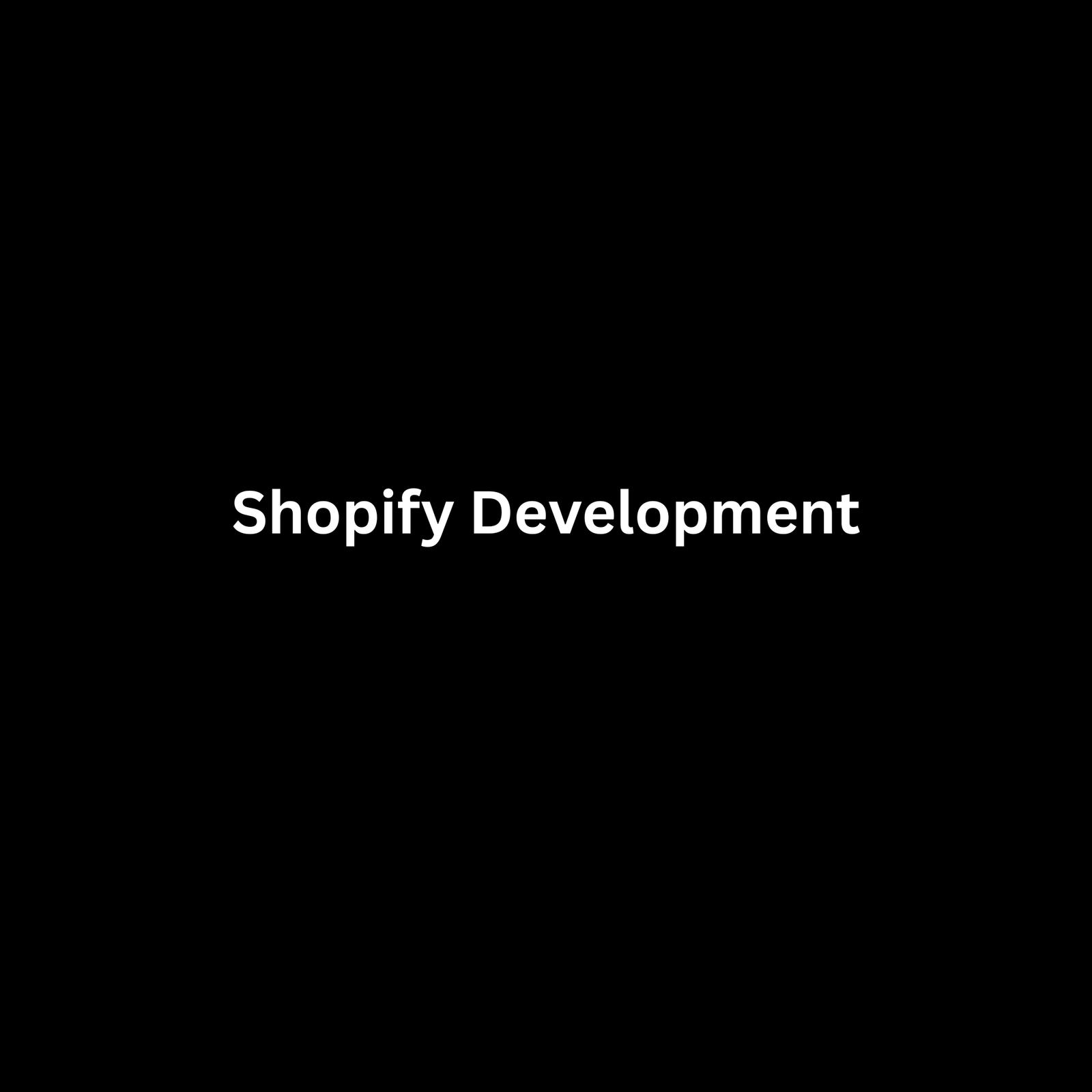 Shopify Development